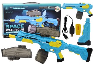 LEAN Toys Karabin Pistolet Na Wodę Automat M416 Niebieski Akumulatorowy