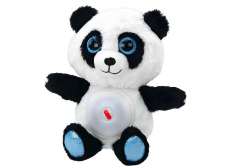 LEAN Toys Miś Panda Usypiacz Lampka Kołysanki Przytulanka Maskotka 30 cm