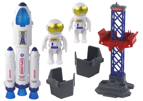 LEAN Toys Misja Kosmiczna Rocket Zero Kosmos Rakieta Astronauci