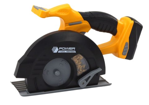 LEAN Toys Pilarka Tarczowa Zabawkowa Narzędzie Żółta Dźwięki