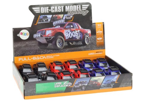 LEAN Toys Resorak Aluminiowy Autko Terenowe Napęd Czerwony Niebieski Czarny