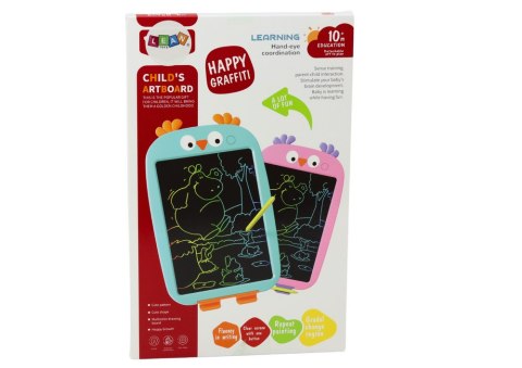 LEAN Toys Tablica Do Rysowania Tablet Graficzny Ptak Rysik Różowy