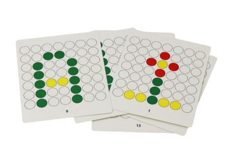 LEAN Toys Tablica Magnetyczna Rakieta Kosmiczna 7 Wzorów Długopis