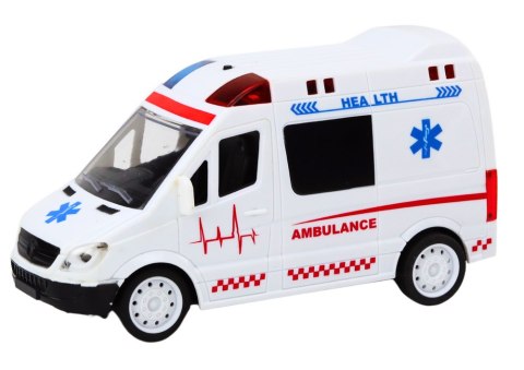 LEAN Toys Zdalnie Sterowana Karetka Ambulans RC Światła Dźwięki Biała