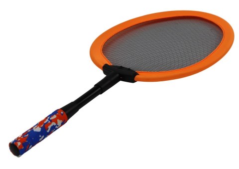 LEAN Toys Zestaw 2 Rakietek Do Badmintona Paletki 2 Lotki Badminton Pomarańczowy