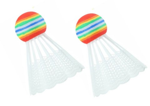 LEAN Toys Zestaw 2 Rakietek Do Badmintona Paletki 2 Lotki Badminton Zielony