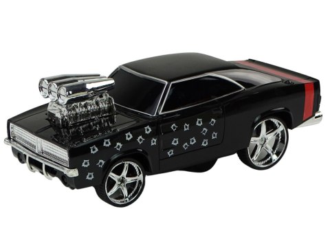 LEAN Toys Autko Zdalnie Sterowane 1:18 Drift 360 Światła Dźwięki Czarny