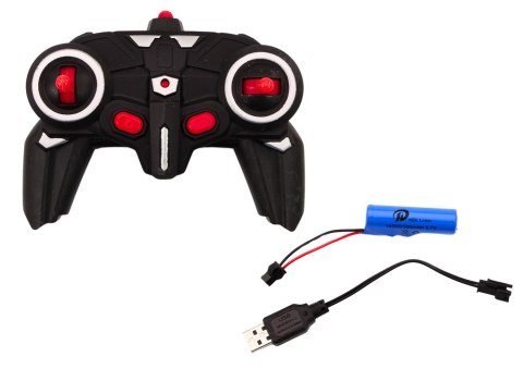 LEAN Toys Autko Zdalnie Sterowane 1:18 Drift 360 Światła Dźwięki Czarny