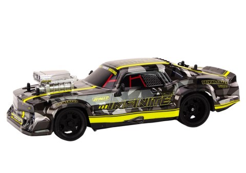 LEAN Toys Autko Zdalnie Sterowane RC 1:16 Gumowe Koła Drift Czarny