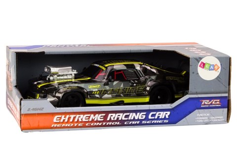 LEAN Toys Autko Zdalnie Sterowane RC 1:16 Gumowe Koła Drift Czarny