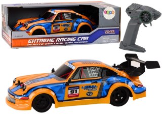 LEAN Toys Autko Zdalnie Sterowane RC 1:16 Gumowe Koła Drift Pomarańczowy