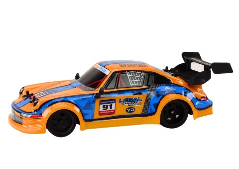 LEAN Toys Autko Zdalnie Sterowane RC 1:16 Gumowe Koła Drift Pomarańczowy