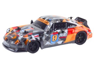 LEAN Toys Autko Zdalnie Sterowane RC 1:18 Gumowe Koła Drift Pomarańczowy