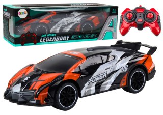 LEAN Toys Auto Sportowe Zdalnie Sterowane RC 1:10 Pomarańczowe Prędkość 25 km/h