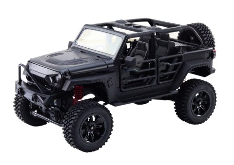 LEAN Toys Auto Terenowe Zdalnie Sterowane RC 2.4G Napęd 4x4 Czarny