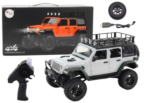 LEAN Toys Auto Terenowe Zdalnie Sterowane RC 2.4G Napęd 4x4 Szary
