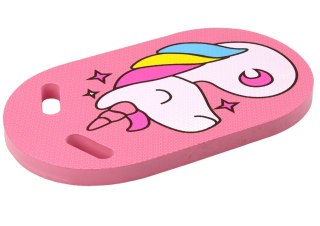 LEAN Toys Deska Do Nauki Pływania Piankowa Jednorożec Różowa