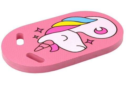 LEAN Toys Deska Do Nauki Pływania Piankowa Jednorożec Różowa