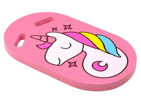 LEAN Toys Deska Do Nauki Pływania Piankowa Jednorożec Różowa