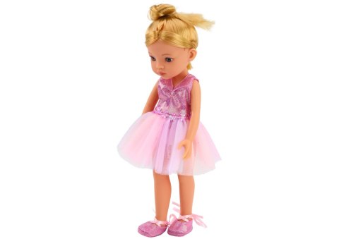 LEAN Toys Lalka Baletnica Różowa Laleczka Balerina Sukienka 33cm