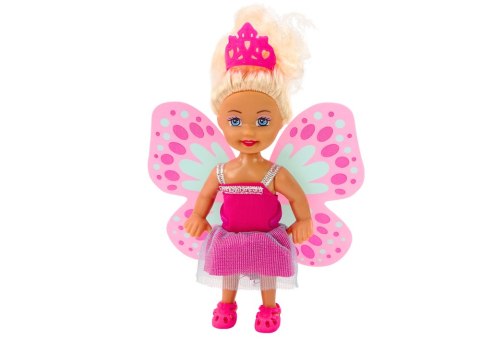 LEAN Toys Mini Laleczka 2w1 Syrenka Wróżka Ogon Skrzydła