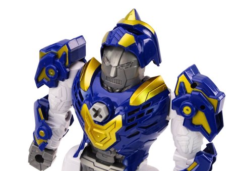 LEAN Toys Robot Do Skręcania Broń Wiertarka Śrubokręt Światła Dźwięk Granatowy