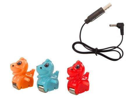 LEAN Toys Tor Zjeżdżalnia Dla Dinozaurów Schodki Światła Dźwięki