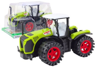 LEAN Toys Traktor Farmerski Duży Napęd Frykcyjny Zielony Pojazd Rolniczy