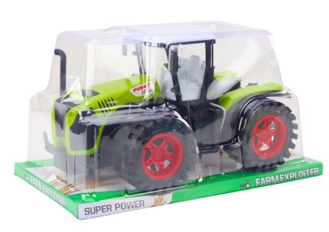 LEAN Toys Traktor Farmerski Duży Napęd Frykcyjny Zielony Pojazd Rolniczy