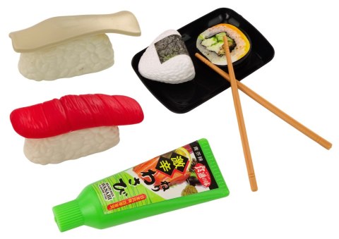 LEAN Toys Zestaw Zabawkowy Do Sushi Akcesoria Krewetki Dla Dzieci 24 ele.