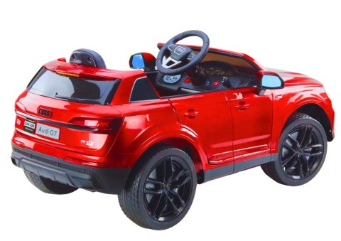 LEAN CARS Auto Na Akumulator Audi Q7 Czerwone Lakierowane