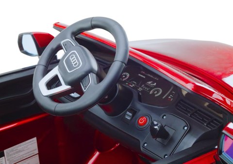 LEAN CARS Auto Na Akumulator Audi Q7 Czerwone Lakierowane