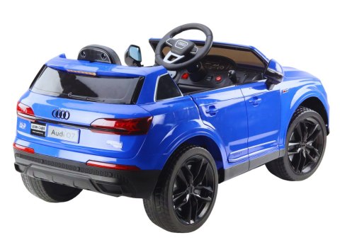 LEAN CARS Auto Na Akumulator Audi Q7 Niebieskie Lakierowane
