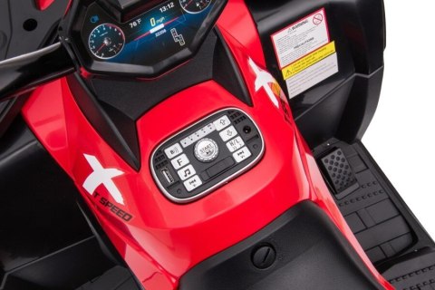 LEAN CARS Quad Na Akumulator S615 Czerwony 24V