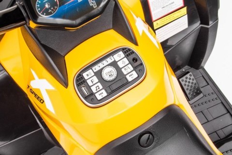 LEAN CARS Quad Na Akumulator S615 Żółty 24V