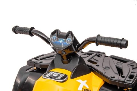 LEAN CARS Quad Na Akumulator S615 Żółty 24V