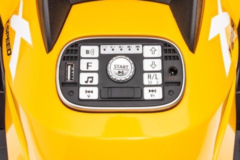 LEAN CARS Quad Na Akumulator S615 Żółty 24V