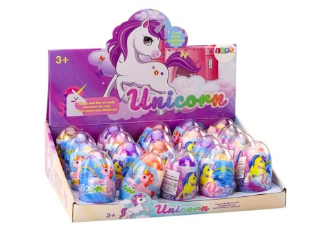 LEAN TOYS Figurka Jednorożec W Jajku Kolorowy Do Czesania Grzebień Magiczne Jajko Mix