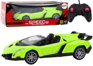 LEAN Toys Auto Samochód Sportowy Zdalnie Sterowany RC 1:18 Zielony