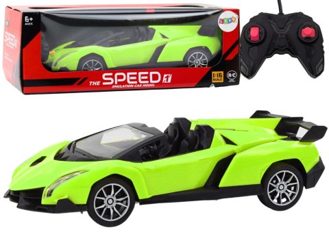 LEAN Toys Auto Samochód Sportowy Zdalnie Sterowany RC 1:18 Zielony