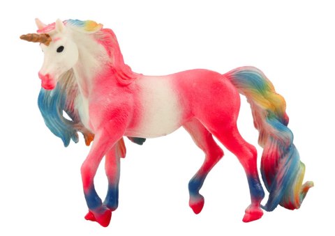 LEAN Toys Figurka Kolekcjonerska Duży Jednorożec Różowy 11 CM
