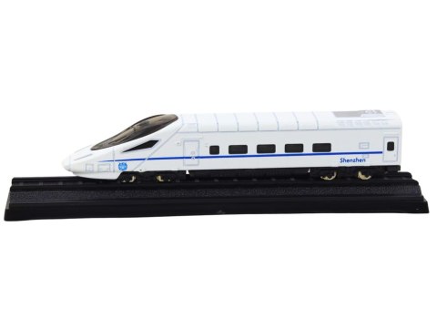 LEAN Toys Model Kolekcjonerski Pociąg Wagon Biały 1:48 Metalowy