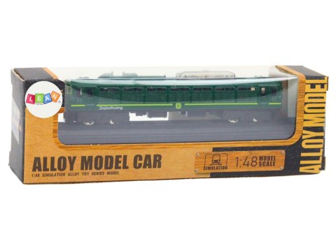 LEAN Toys Model Kolekcjonerski Pociąg Wagon1:48 Metalowy Zielony