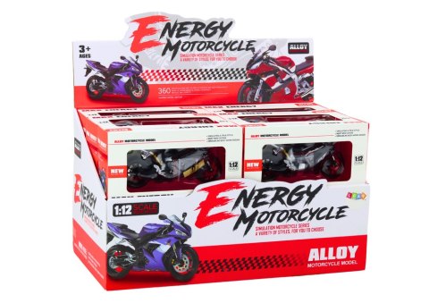 LEAN Toys Motocykl Motor Sportowy 1:12 Figurka Model Kolekcjonerski Ścigacz Mix