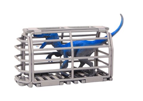 LEAN Toys Samolot Awionetka Transport Dinozaurów Klatka Rozkręcany Zielony