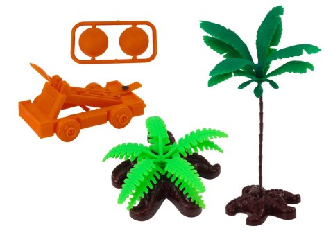 LEAN Toys Statek Romański Rzymianie Światła Dźwięki Katapulta Palmy