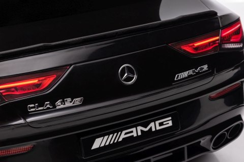 LEAN CARS Auto Na Akumulator Mercedes CLA 45s AMG Czarny Lakierowany 4x4