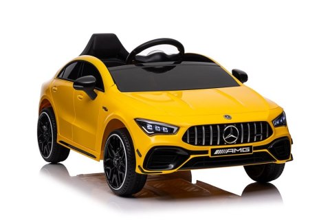 LEAN CARS Auto Na Akumulator Mercedes CLA 45s AMG Żółty 4x4