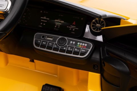 LEAN CARS Auto Na Akumulator Mercedes CLA 45s AMG Żółty 4x4