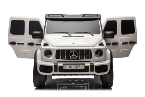 LEAN CARS Auto Na Akumulator Mercedes G63 XXL Biały 4x4